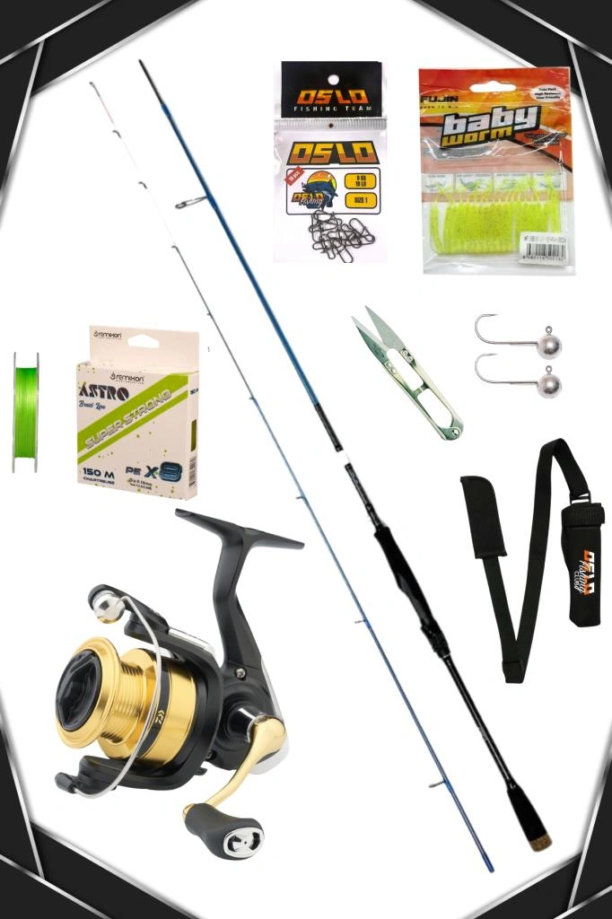 Oslo Rock Game 213cm 0,5-7gr Daiwa Rs 1000 Lrf 8 Örgü Olta Seti Standart