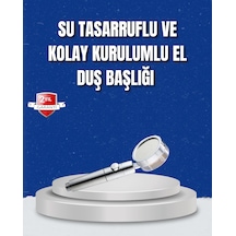 Şelale Sisi Ve Masaj Özellikli Banyo Duş Başlığı Çok Renkli