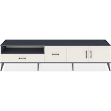 Arges Tv Ünitesi 2 Raflı 2 Çekmeceli 2 Kapaklı 220x30x51 Antrasit-aytaşı Aytası/aytası - Antrasıt