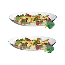 Paşabahçe 10358 İnvitation 2 Li Oval Servis Kayık Tabak 25 Cm.