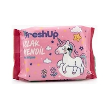 Freshup 20 Li Islak Mendil Unicorn Figürlü Tekli