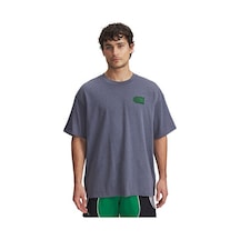 Under Armour Ua M Hwt Hoops Courtside Ss Erkek Günlük Tişört 1390191-044 Gri Gri