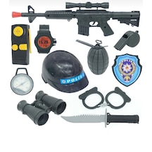 Oyuncak Kasklı Polis Set