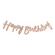 Kaligrafi Banner Rose Happy Birthday, 9786756456789878