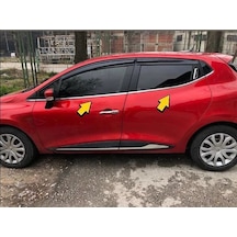 Renault Clio 4 Hb Krom Cam Çıtası 8 Parça 2012 Üzeri Paslanmaz Ç.