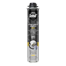 Selsil Taş Ve Tuğla Yapıştırma Jel Köpüğü Pu Köpük 750 Ml. - 1 Adet