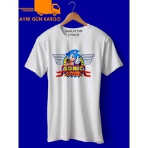 Sonic Mania Baskılı Tişört Ücretsiz Kargo