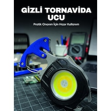 Sb Type-c Şarjlı Cob Led Çok Amaçlı Acil Durum Feneri Kamp Araç Ve Günlük Kullanım - Lisinya