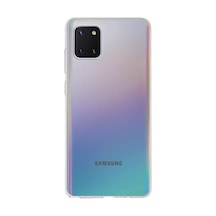 Galaxy Note 10 Lite İle Uyumlu Kapak 1mm Şeffaf Silikon Kılıf 50 x 22