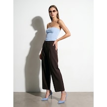Dilvin 20659 Bandeau Top-açık Mavi