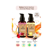 Aromaterapi Masaj Yağı 100 Ml Vanilya Ve Gül Aromalı Doğal Rahatlatıcı Bakım Yağı - 744427901
