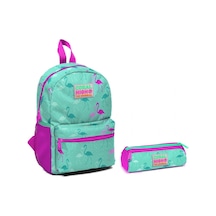 Coral High Flamingo Baskılı Kız Çocuk Yuva ve Anaokulu Çanta Seti