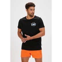 Bad Bear Dustın T-shırt Nıght Erkek Tişört Siyah S-xxl 001