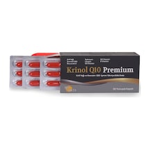 Krinol Q10 Premium - Krill Yağı Ve Koenzim Q10 - 30 Kapsül-1 Kutu