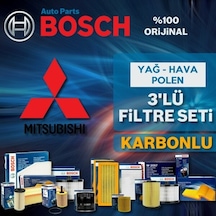 Mitsubishi Lancer 1.6 1.8 Bosch  Filtre Bakım Seti 2010-2015 (495329431)
