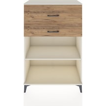 Hyperion Dolap Tek Raflı 2 Çekmeceli 88x44x134 Aytaşı-çam Aytaşı