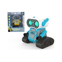 Mey İthalat S-023 4568 Mavi-sarı Uk Ff Şarjlı 2 4g Robot Araba