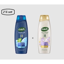 Aloe Vera'lı Şampuan 450 Ml + Dalan Kolay Tarama Saç Kremi 2'li Set Normal