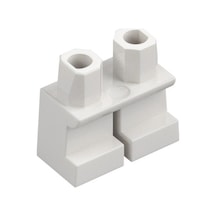 Minifigür Parçaları: Short Legs, Kısa Bacak, Kısa Ayak: 41879 White - Beyaz