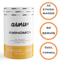 GainUp AminoMen 630 G Orange 50 Servis Aminoasit - Özel Formül