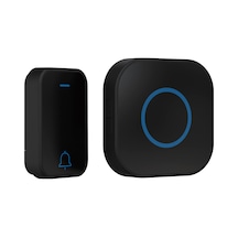 Gajeena Ev İçin Kablosuz Zil, 350m Uzaklıkta Çağırma, 4 Seviye Ses, 38 Müzik, Ip44 Su Geçirmez, 1 Verici + 1 Alıcı Avrupa Standartı