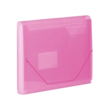 Körüklü Dosya 13 Cep Lastikli F4302 Pembe
