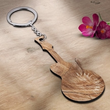 Kişiye Özel Gitar Anahtarlık - A4