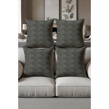 Dijital Baskılı Yumuşak Dokulu 4 Lü Kırlent Kılıfı Takımı 43x43 Cm Krl0015 Renkli
