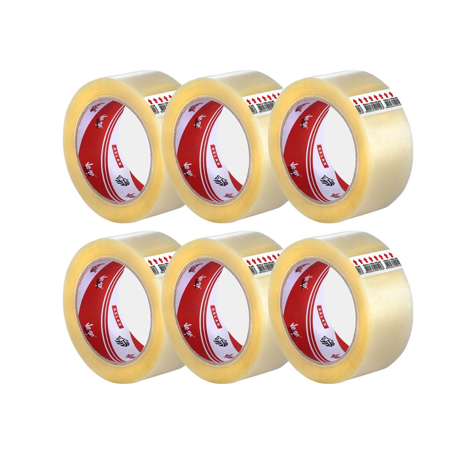 Koli Bantı Aslan 45x100 Şeffaf 6 Adet Diğer