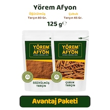 Yörem Afyon Mutfakların Vazgeçilmezi Saf Ve Katkısız Hakiki Çubuk & Öğütülmüş Toz Tarçın Set 125gr