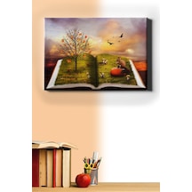Webstyle Sayılarla Boyama Seti Kasnaklı Sonbaharın Kitabı 40 X 50 Cm