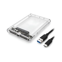 Lexroo Type-c 2.5" Şeffaf Hdd/ssd Harici Disk Kutusu Type-c 3.0 Ed-01