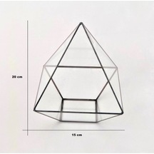 Dekoratif Cam Fanus - Geometrik Cam Fanus - Teraryum Cam Fanus (479516434)