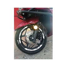 Honda Pcx Uyumlu Beyaz Kesimli Jant Şerit Sticker