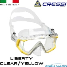 Parumarin Cressi Liberty Clear/Yellow Dalış Ve Yüzme Maskesi