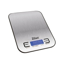 Tr Zln2984 Dijital Mutfak Tartısı, 5 Kg Kapasite, Lcd Ekran, Paslanmaz Çelik Platform, Gri Genel