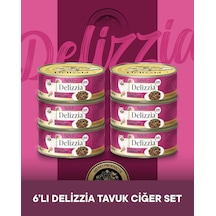 Reflex Plus Delizzia Yetişkin Tavuklu-ciğerli Gravy Kedi Maması 6x85 Gram