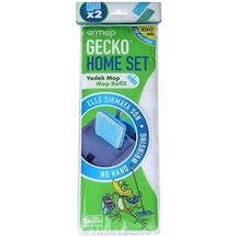 Ermop Gecko Mikrofiber Tablet Mop Yedek Beyaz 10 Adet