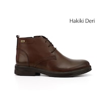 Gönderi R Kadın Kahverengi Fermuarlı Hakiki Deri Klasik Bot Dkmb64901651 Kahverengi