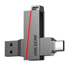 Hiksemi E307c Usb 3.2 Dual 64 Gb Taşınabilir Bellek, Usb Ve Type-c - Gri