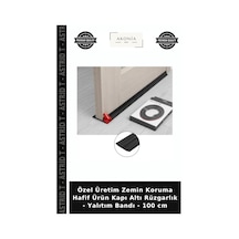 Özel Üretim Zemin Koruma Hafif Ürün Kapı Altı Rüzgarlık - Yalıtım Bandı - 100 Cm Çok Renkli