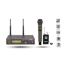 Roof R-1200 1 El 1 Yaka Uhf Kablosuz Mikrofon Set
