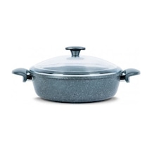 Thermoad Karnıyarık Tenceresi Love Serisi 32 Cm Gri THERMOAD.025 Gri