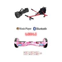 Citymate Elektrikli Kaykay Akıllı Denge Hoverboard + Hoverkart + Çanta Full Ledli Extrem Paket D05