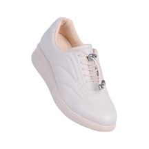 Elmisa 059 Krem Kadın Casual Ayakkabı Krem