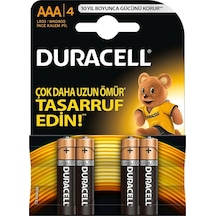 Duracell LR03/MN2400 AAA İnce Kalem Pil 4'lü