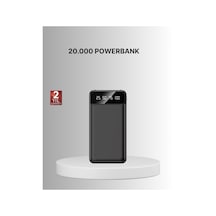 Northcity 20.000 Mah Hızlı Şarj Powerbank 4 Çıkışlı - Yüksek Kapasite Ve Çoklu Cihaz Şarjı Beyaz