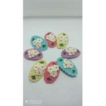 10 Adet Toptan Handmade Karışık Renkli Tasarım Hediyelik Amigurum Çok Renkli