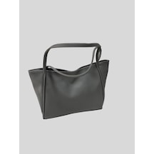 Minimalist Omuz Çantası Gri