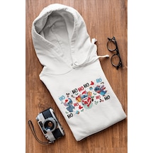 Stitch Happy New Year Kapşonlu Sweatshirt 001
